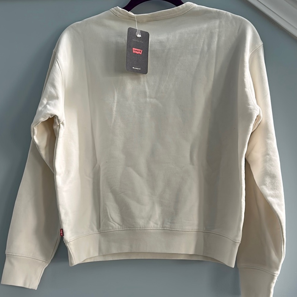 🍦NWT🍦 Size XS Levi's Cream Sweater - Picture 10 of 10